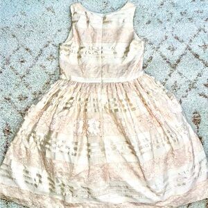 Belle Badgley Mischka Cream and Pink Formal Girl’s Dress - sz 14- (Retail $100+)